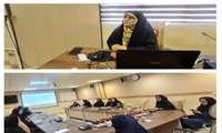 برگزاری جلسه آموزشی به مناسبت هفته سلامت